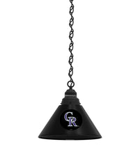 Colorado Rockies MLB Billiard Table Pendant Light