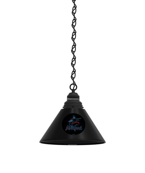 Miami Marlins MLB Billiard Table Pendant Light