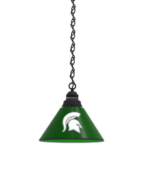 Michigan State University Spartans Logo Pendant Billiard Table Light Merchandise.