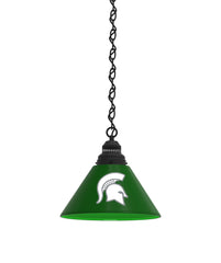 Michigan State University Spartans Logo Pendant Billiard Table Light
