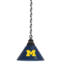 University of Michigan Wolverines Logo Pendant Billiard Table Light