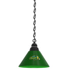 North Dakota State Green Billiard Table Pendant Light
