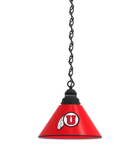University of Utah Utes Logo Pendant Billiard Table Light