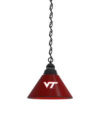Virginia Tech Hokies Logo Pendant Billiard Table Light