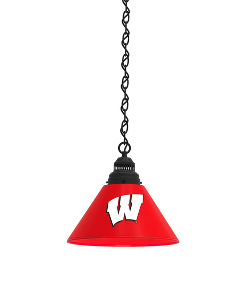 Wisconsin W Block Billiard Table Pendant Light