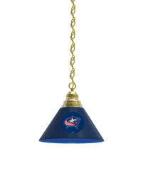 Columbus Blue Jackets Billiard Table Pendant Light