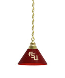 Florida State FSU Script Billiard Table Pendant Light