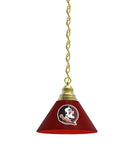 Florida State Seminole Head Billiard Table Pendant Light