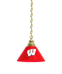 Wisconsin W Block Billiard Table Pendant Light