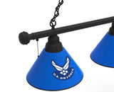 US Air Force Billiard Lamp | US Air Force 3 Shade Pool Table Light