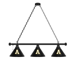 Appalachian State University Mountaineers Logo 3 Shade Billiard Table Light Merchandise.