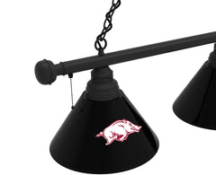 Arkansas Razorbacks 3 Shade Billiard Table Light