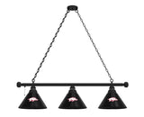 Arkansas Razorbacks 3 Shade Billiard Table Light