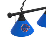 Boise State Broncos 3 Shade Billiard Table Light