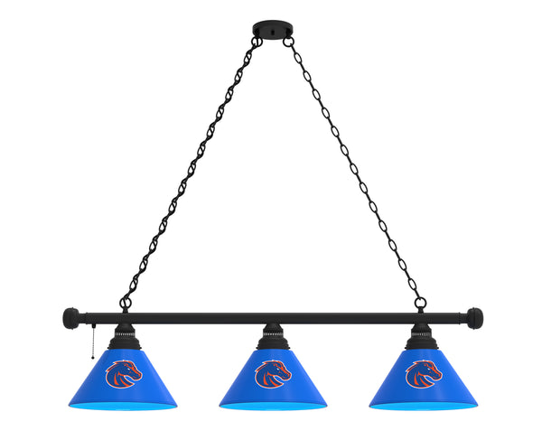 Boise State Broncos 3 Shade Billiard Table Light