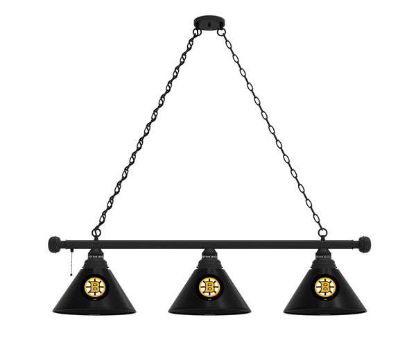 Boston Bruins 3 Shade Billiard Table Light
