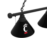 Cincinnati Bearcats 3 Shade Billiard Table Light