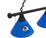 Colorado Avalanche 3 Shade Billiard Table Light