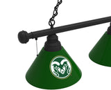 Colorado State Rams 3 Shade Billiard Table Light