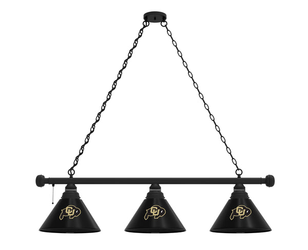 Colorado Buffaloes 3 Shade Billiard Table Light