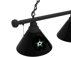 Dallas Stars 3 Shade Billiard Table Light