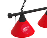 Detroit Red Wings 3 Shade Billiard Table Light