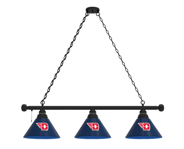 Dayton Flyers 3 Shade Billiard Table Light