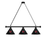 Eastern Washington Eagles 3 Shade Billiard Table Light