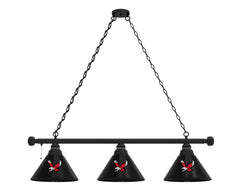 Eastern Washington University Eagles Logo 3 Shade Billiard Table Light