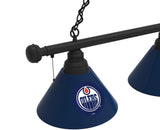 Edmonton Oilers 3 Shade Billiard Table Light