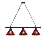 Florida State Seminoles Head 3 Shade Billiard Table Light