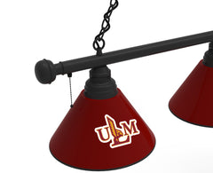 Louisiana at Monroe Warhawks 3 Shade Billiard Table Light