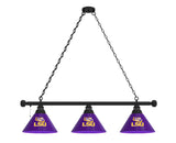 Louisiana State Tigers 3 Shade Billiard Table Light
