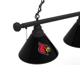 Louisville Cardinals 3 Shade Billiard Table Light