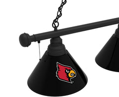 Louisville Cardinals 3 Shade Billiard Table Light
