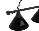 Arizona Diamondbacks 3 Shade MLB Baseball Billiard Table Light