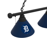 Detroit Tigers 3 Shade MLB Baseball Billiard Table Light