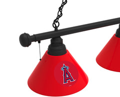 Los Angeles Angels 3 Shade MLB Baseball Billiard Table Light