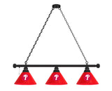Philadelphia Phillies 3 Shade MLB Baseball Billiard Table Light
