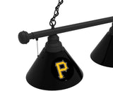 Pittsburgh Pirates 3 Shade MLB Baseball Billiard Table Light