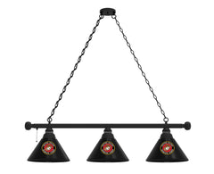 United States Marine Corps&nbsp;Logo 3 Shade Billiard Table Light