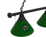 Minnesota Wild Billiard Light | Minnesota Wild 3 Shade Pool Table