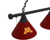 Minnesota Billiard Light | UM Gophers 3 Shade Pool Table Light