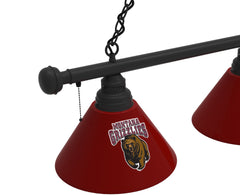 Montana Billiard Light | UM Grizzlies 3 Shade Pool Table Light