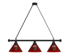 University of Montana Grizzlies Logo 3 Shade Billiard Table Light Merchandise.