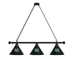 Marshall University Thundering Herd Logo 3 Shade Billiard Table Light Merchandise.