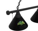 North Dakota State Billiard Light | NDSU Black 3 Shade Pool Table Light