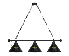 North Dakota State University Bison Logo Green Shade Pendant Billiard Table Light
