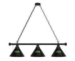 North Dakota State University Bison Logo Black 3 Shade Billiard Table Light Merchandise.