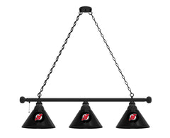 New Jersey Devils&nbsp;Logo 3 Shade Billiard Table Light